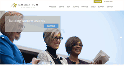 Desktop Screenshot of momentumleaders.org